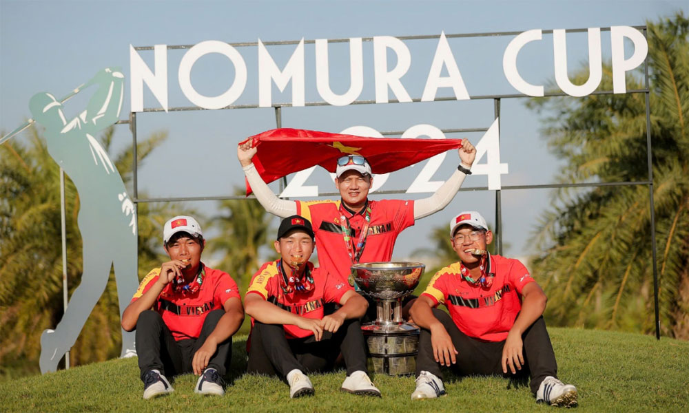 Vietnam golf team wins 2024 Nomura Cup