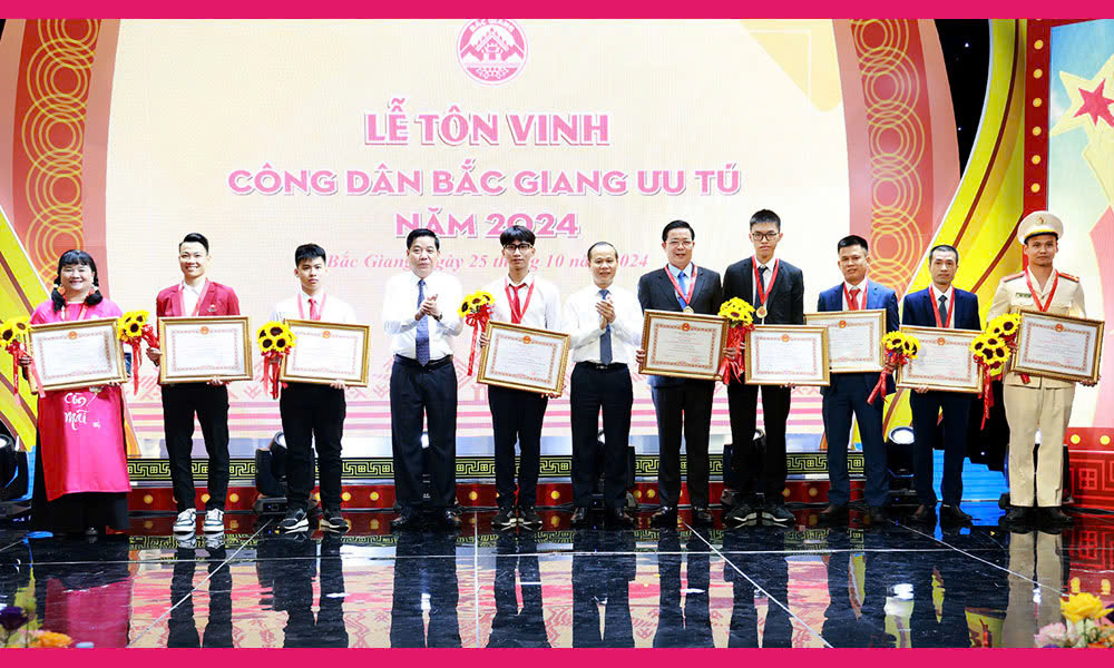 "Outstanding Bac Giang Citizen" honored 