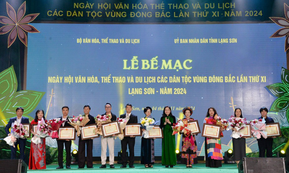 Bac Giang wins second overall prize in sports at Culture, Sports and Tourism Festival of Ethnic Groups in Northeast region.