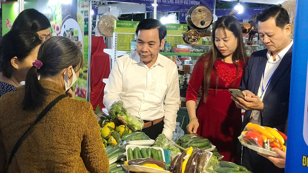 Bac Giang displays 10 booths at Vietnam - China International Trade and Tourism Fair