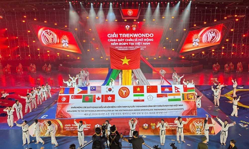 Asian Police Taekwondo Championship 2024 kicks off