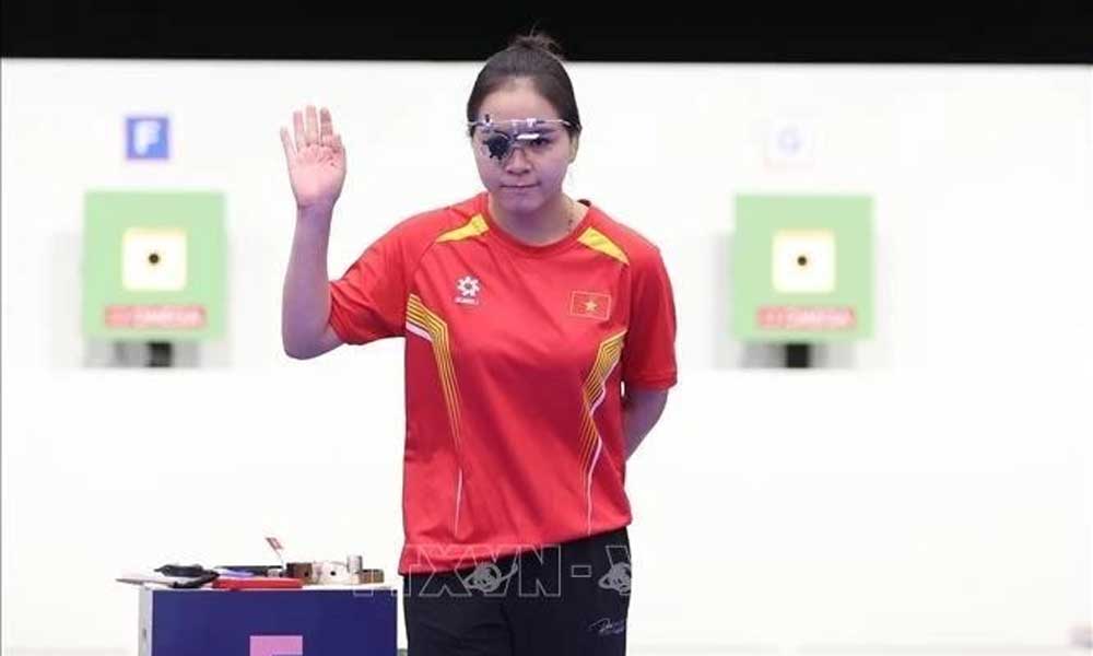 Shooter Trinh Thu Vinh named Vietnam's most outstanding athlete of 2024