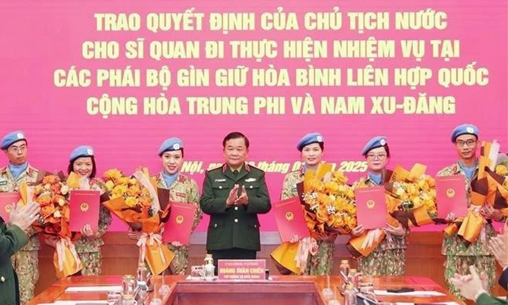 More Vietnamese military officers to join UN peacekeeping forces