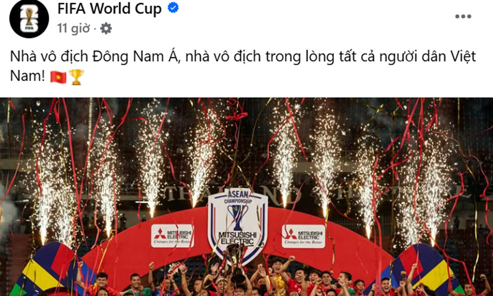 FIFA congratulates Vietnam’s national football team, encourages injured striker Xuan Son