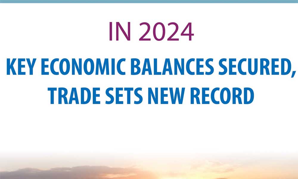 2024: Key economic balances remain stable, trade reaches new heights