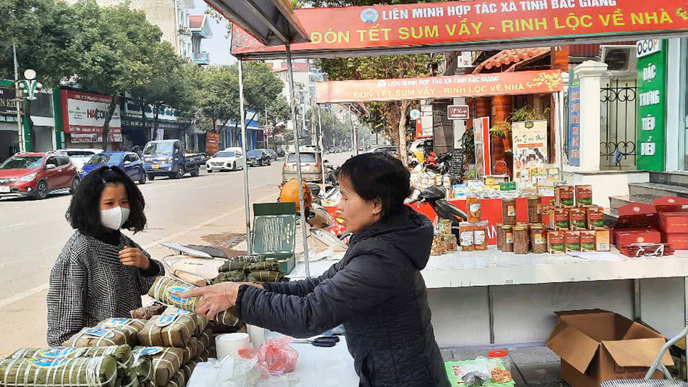 Bac Giang organizes OCOP Tet market