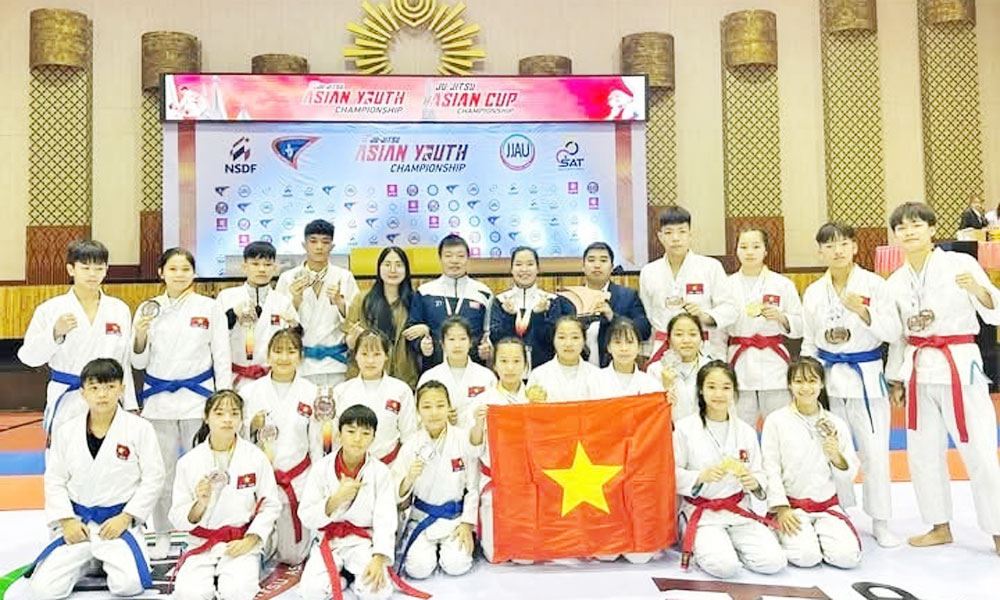 Jujitsu fighters finish third at Asian Youth Championship