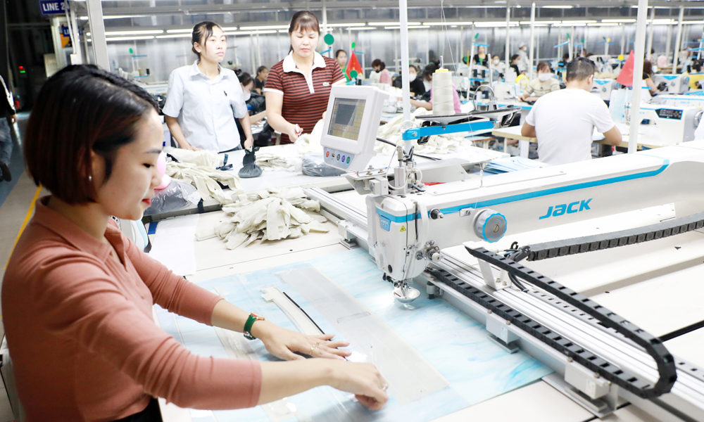 On-job training for garment workers