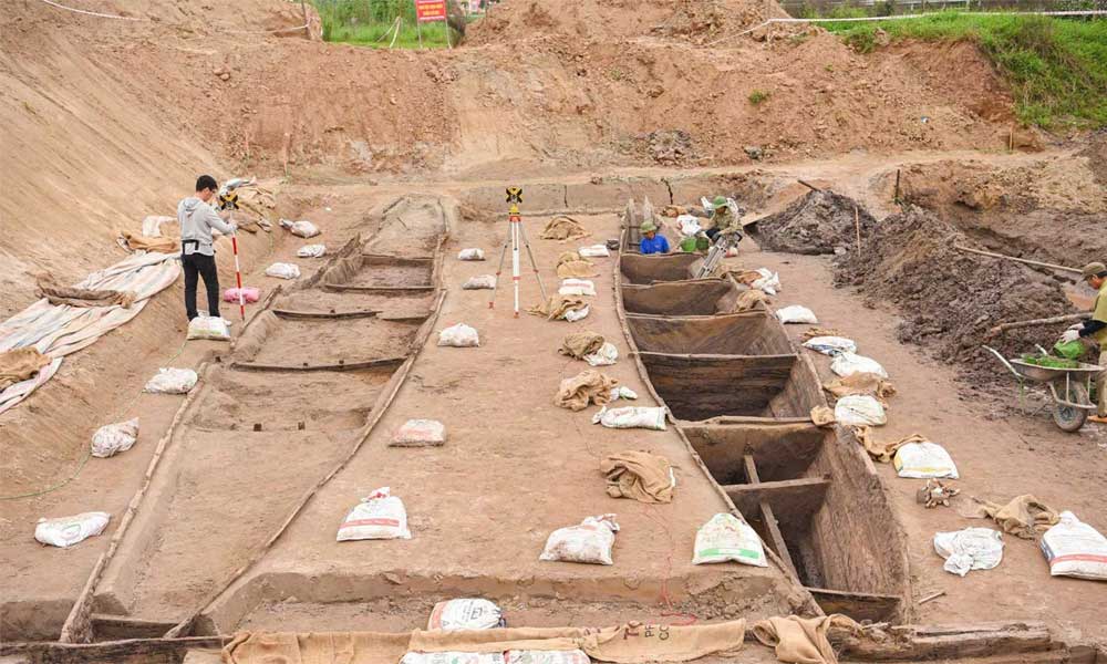 Unique ancient boats unearthed in Bac Ninh