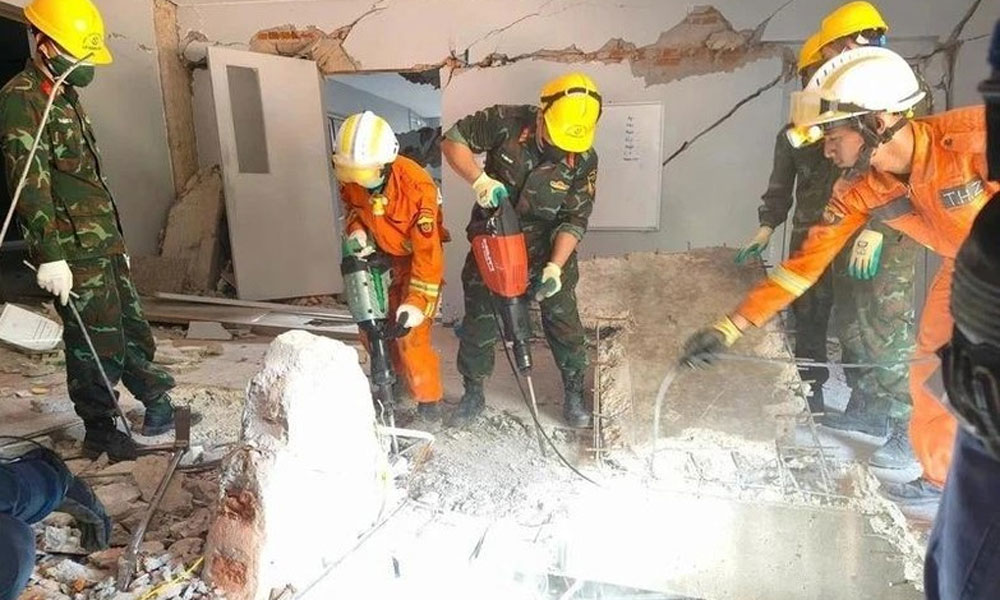 Vietnamese, Myanmar, UAE teams recover three quake victims in Myanmar