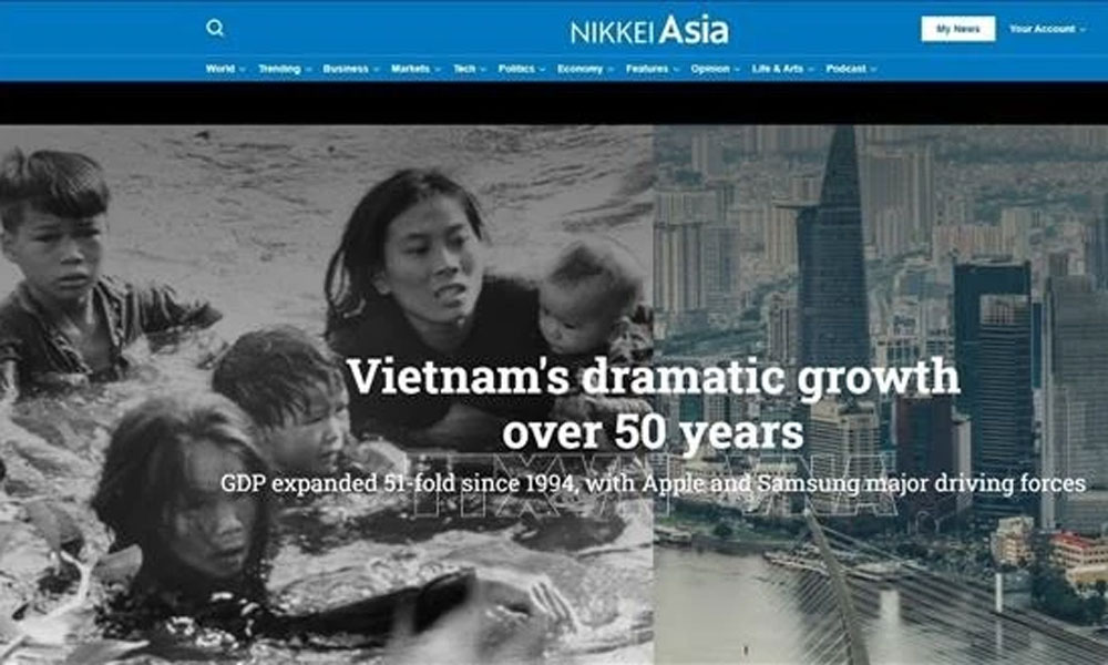 Vietnam records dramatic growth after 50 years of reunification: Nikkei Asia