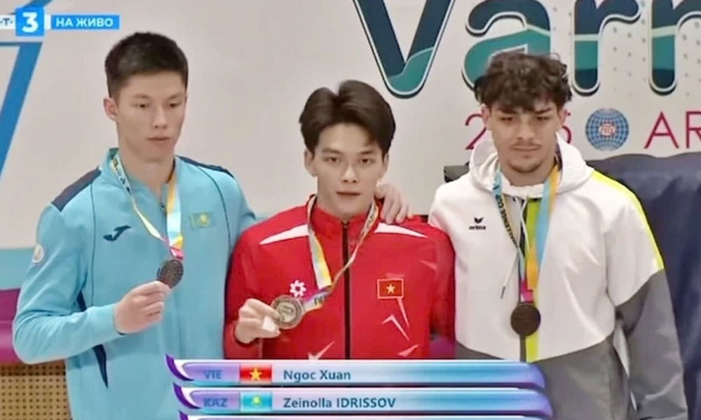 Vietnam wins gold at 2025 FIG Artistic Gymnastics World Cup