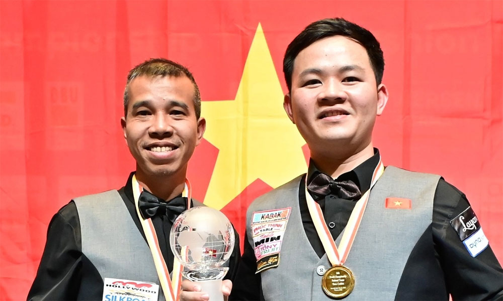 Vietnam beat Spain to win world billiards team championship for first time
