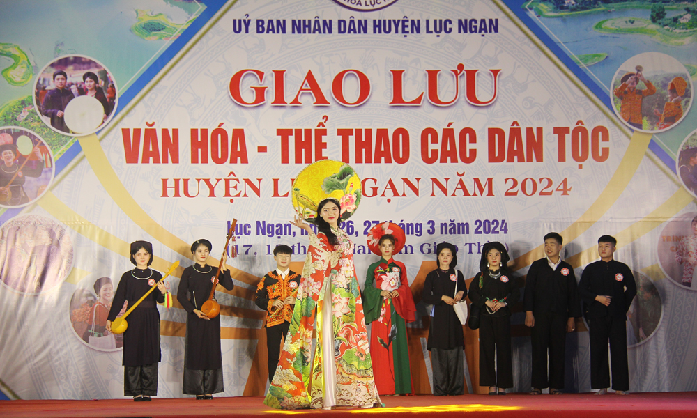 Cultural and sports festival of ethnic minorities held in Luc Ngan district 