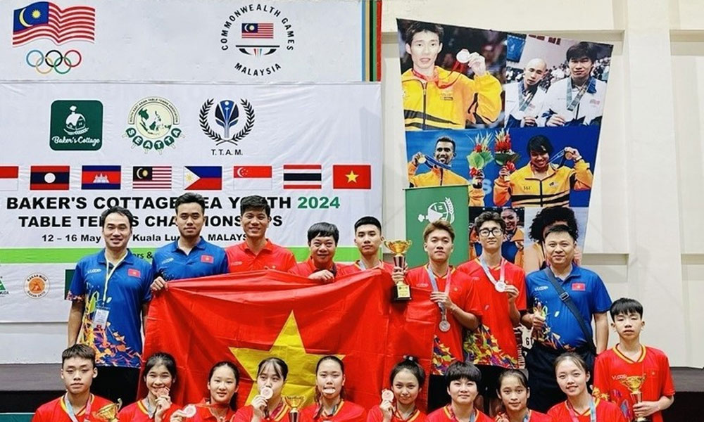 Vietnamese junior players qualified for Asian table tennis championship