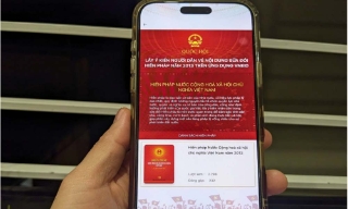 Vận động cán bộ, Nhân dân góp ý sửa đổi Hiến pháp qua ứng dụng VneID