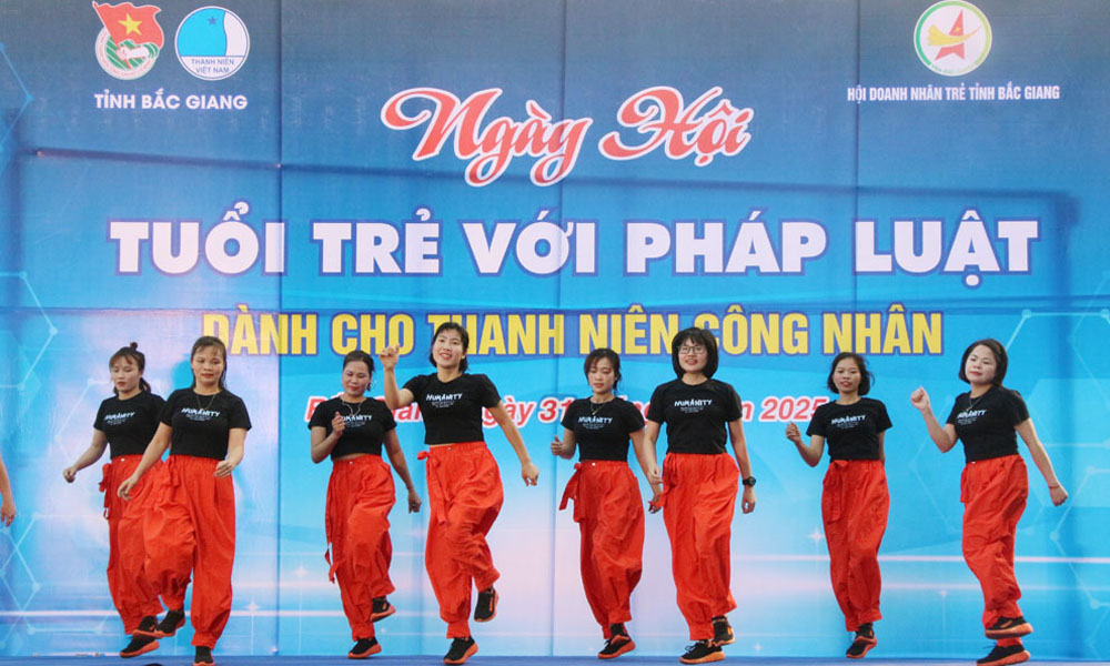  Bắc Giang tổ chức Ngày hội “Tuổi trẻ với pháp luật” dành cho thanh niên công nhân 