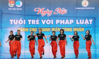 Bắc Giang tổ chức Ngày hội “Tuổi trẻ với pháp luật” dành cho thanh niên công nhân 