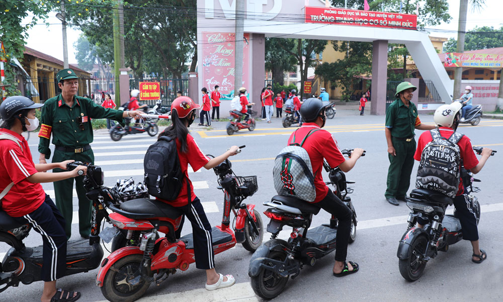 Thị xã Việt Yên: Phát huy vai trò của các đoàn thể trong bảo đảm an toàn giao thông