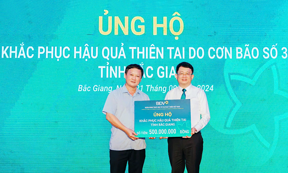 BIDV Chi nhánh Bắc Giang: Nỗ lực kinh doanh, tích cực tham gia hoạt động an sinh xã hội