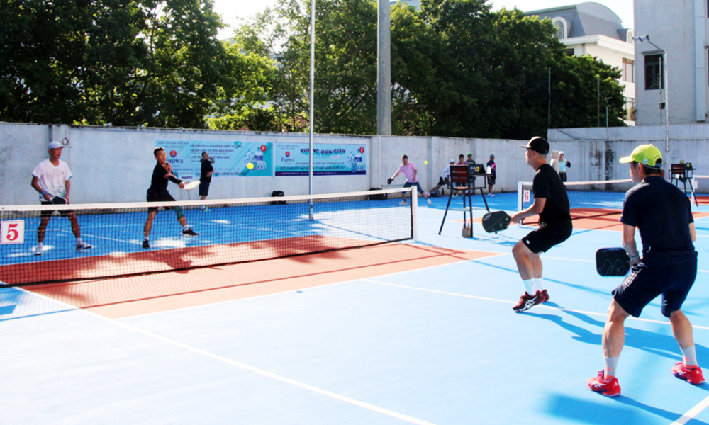  Nở rộ phong trào pickleball