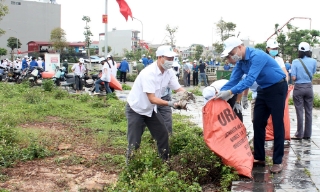 Cao điểm vệ sinh môi trường, tạo cảnh quan sạch - đẹp