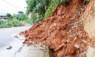 Công bố tình huống khẩn cấp sạt lở đất tại cột điện số 02 đường dây 220kV Sơn Động - Hoành Bồ