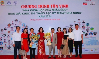 Ông Hoàng Đình Quê giành giải Nhất Cuộc thi "Sáng tạo kỹ thuật nhà nông toàn quốc" lần thứ X