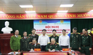 Hội Cựu chiến binh và Hội Cựu Công an nhân dân tỉnh Bắc Giang ký kết chương trình phối hợp