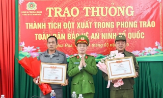 Bắc Giang: Khen thưởng đột xuất công dân vây bắt đối tượng trộm cắp tài sản