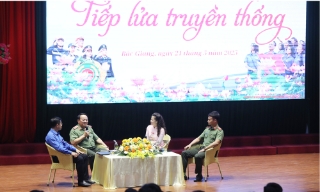 Công an Bắc Giang tổ chức tọa đàm “Tiếp lửa truyền thống” 