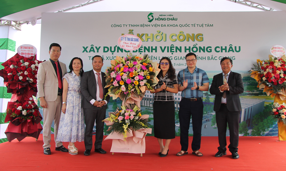  Khởi công xây dựng Bệnh viện Hồng Châu tại Bắc Giang