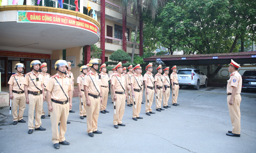  Cảnh sát giao thông Bắc Giang huy động tối đa lực lượng, phương tiện làm nhiệm vụ dịp nghỉ lễ 