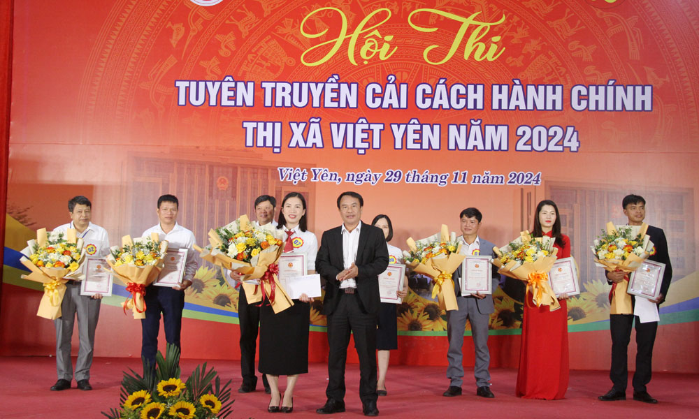  Thị xã Việt Yên tổ chức hội thi tuyên truyền cải cách hành chính năm 2024