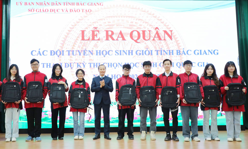  Bắc Giang: 120 học sinh tham dự kỳ thi chọn học sinh giỏi quốc gia