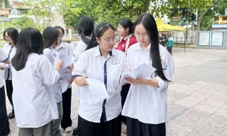 Bắc Giang công bố điểm thi vào lớp 10 trung học phổ thông