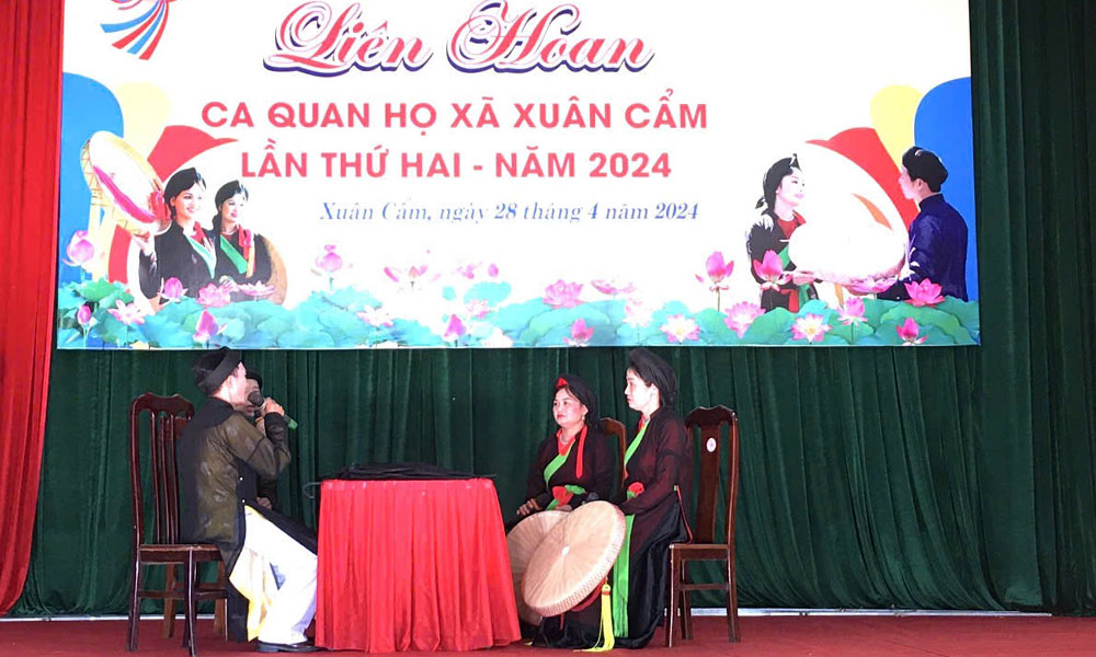  Xuân Cẩm vang câu quan họ