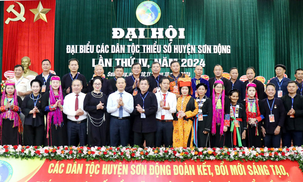  Đại hội đại biểu dân tộc thiểu số huyện Sơn Động lần thứ IV, năm 2024.