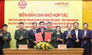 Tỉnh Bắc Giang hợp tác với Viettel phát triển khoa học, công nghệ, đổi mới sáng tạo và chuyển đổi số