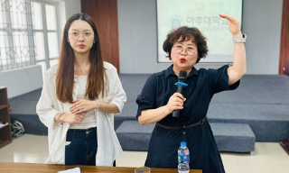 Học sinh ICOSCHOOL giao lưu văn hóa, giáo dục với đại diện Đại học Ajou (Hàn Quốc)