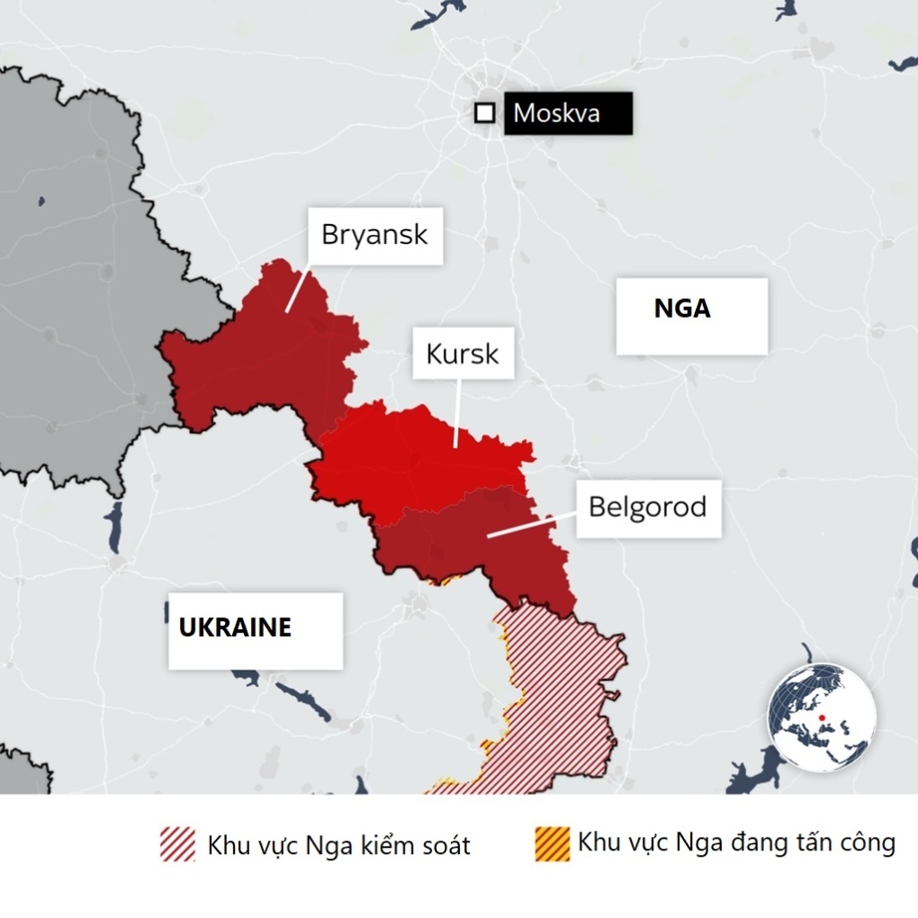 Nga áp dụng cơ chế an ninh đặc biệt tại 3 vùng giáp Ukraine