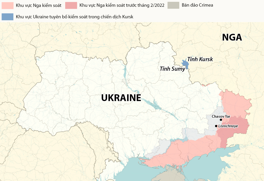 Ukraine nêu điều kiện kết thúc chiến dịch tấn công tỉnh Kursk