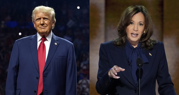 Bà Kamala Harris liên tiếp dẫn trước ông Donald Trump trong khảo sát toàn quốc