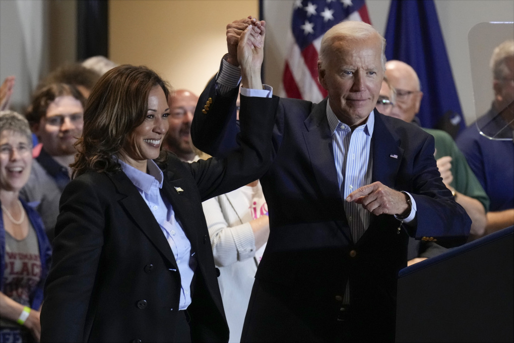 Ông Joe Biden lần đầu vận động tranh cử cùng bà Kamala Harris