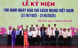 Bắc Ninh: Kỷ niệm 100 năm Ngày Báo chí Cách mạng Việt Nam; Trao giải Báo chí Ngô Gia Tự 