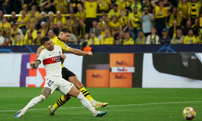 Dortmund thắng tối thiểu PSG ở Champions League