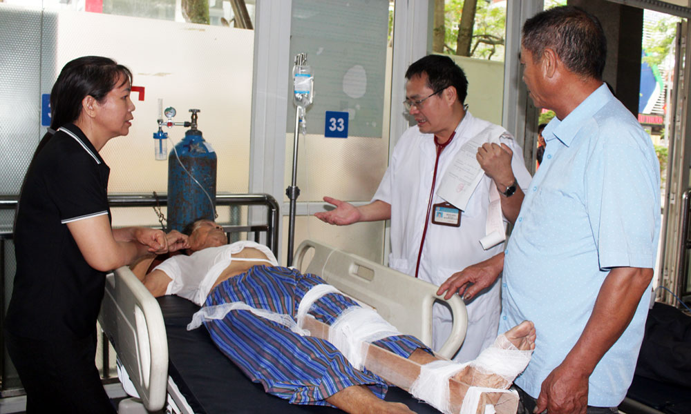 Bắc Giang: Nhiều bệnh nhân nhập viện do nắng nóng, tai nạn giao thông
