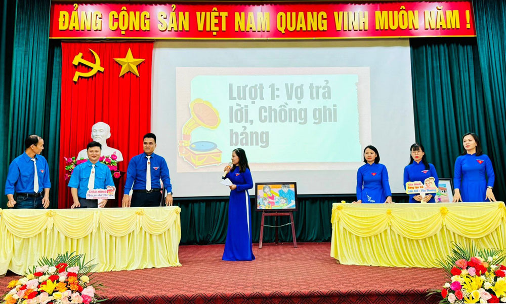 Ngày hội “Gia đình trẻ sáng tạo, tài năng, gắn kết, yêu thương” ở Tân Yên 