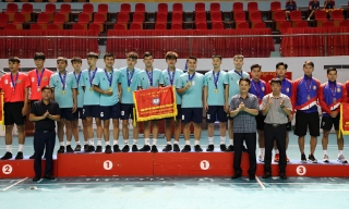 Giải Vô địch đá cầu đồng đội quốc gia năm 2024: Bắc Giang giành giải Nhất nội dung đồng đội đội tuyển nam