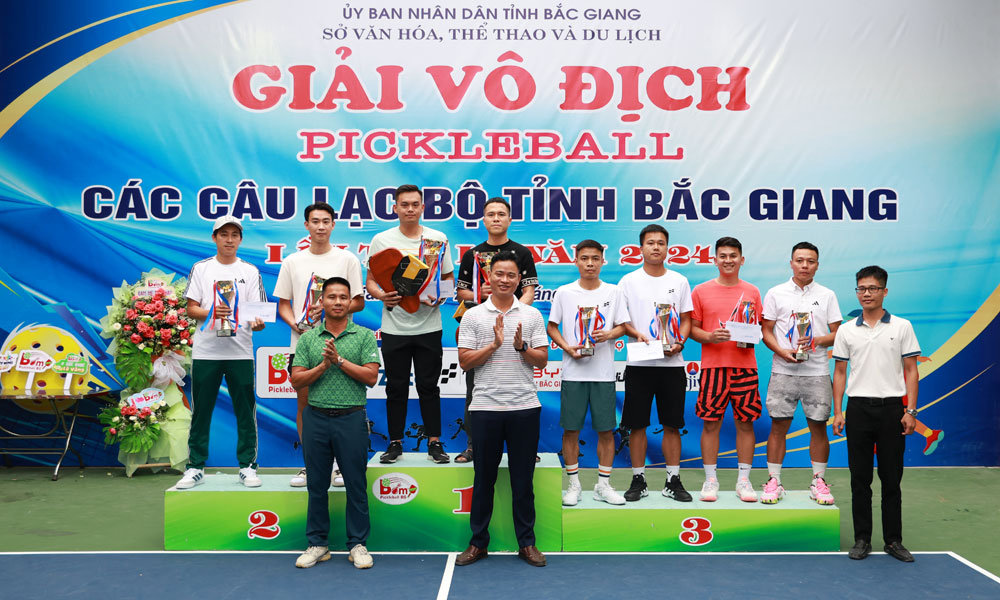  Bế mạc Giải Vô địch Pickleball các CLB tỉnh Bắc Giang 